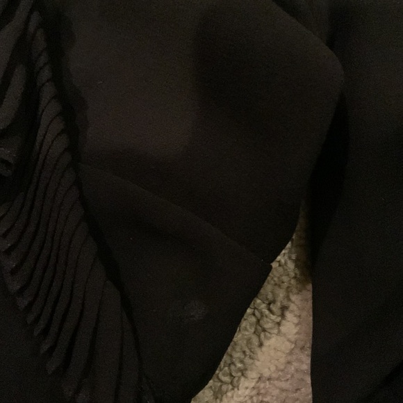 Dana Buchman Wrap Blouse, Black, Size 8 - Picture 4 of 4